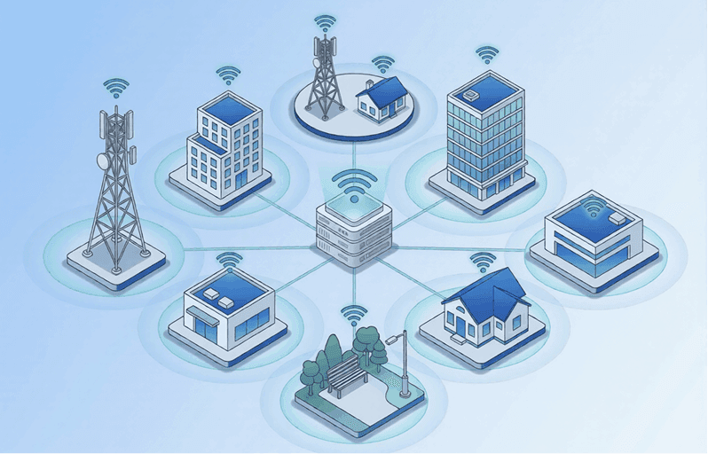 Gestion centralisée multi-sites Wi-Fi